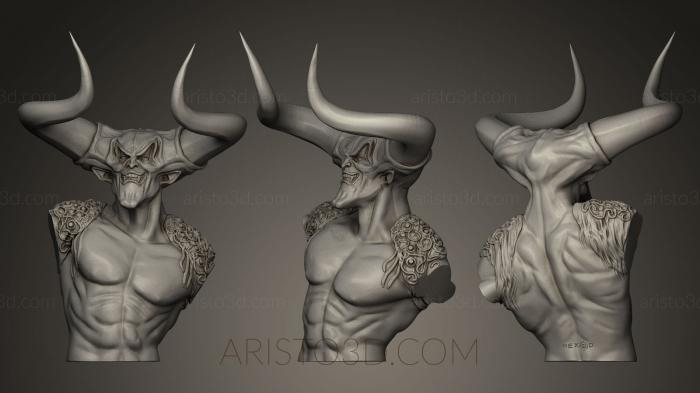 Busts of heroes and monsters (BUSTH_0084) 3D model for CNC machine